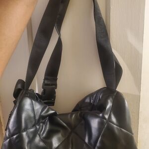 Black Quilted Shoulder Bag